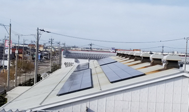 東振精機（本社第4工場）　太陽光発電設備